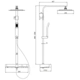 SCHÜTTE Termostatski tuš sistem OCEAN