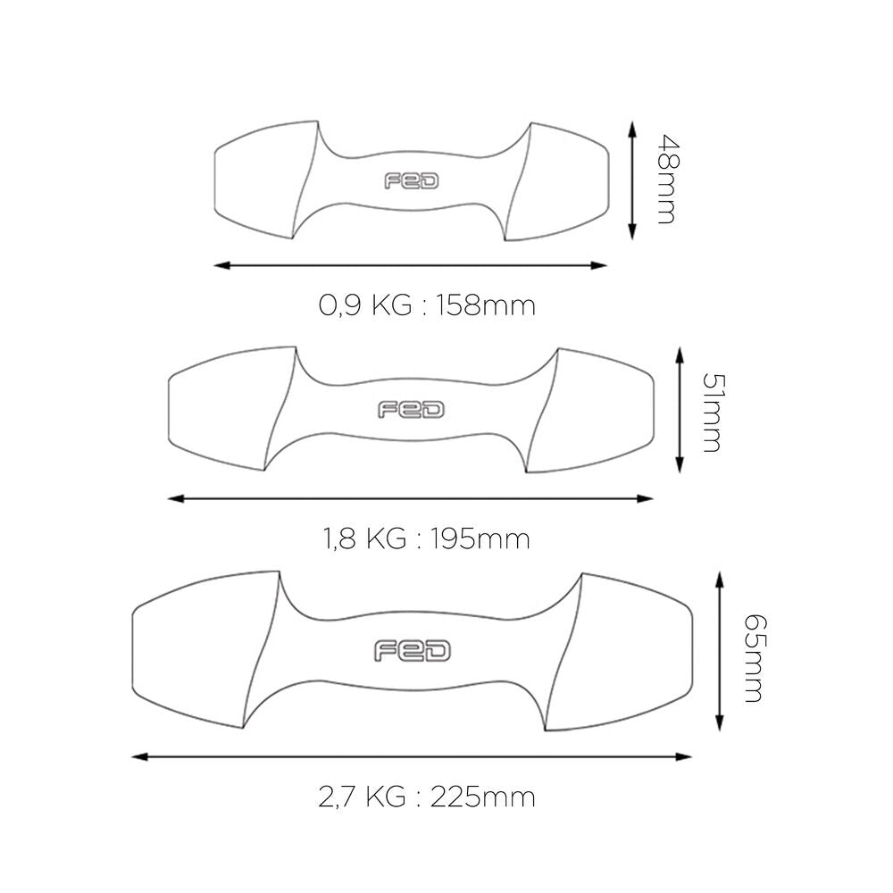 Ročne uteži Xiaomi ORMANG3LB 2,7 Kg Biser 2 kosov