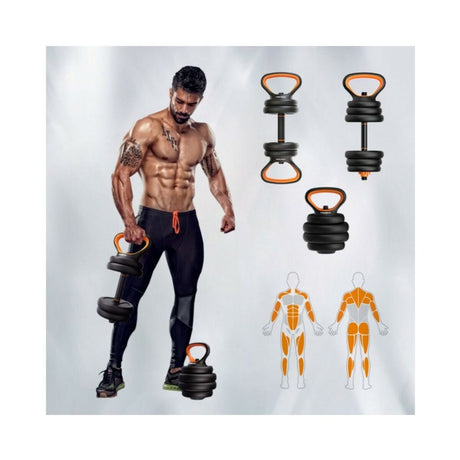 Komplet za kettlebell in dumbbell Xiaomi ORMANC10P 10 Kg