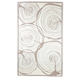 Esschert Design Zunanja preproga 240x150 cm rastoči krogi