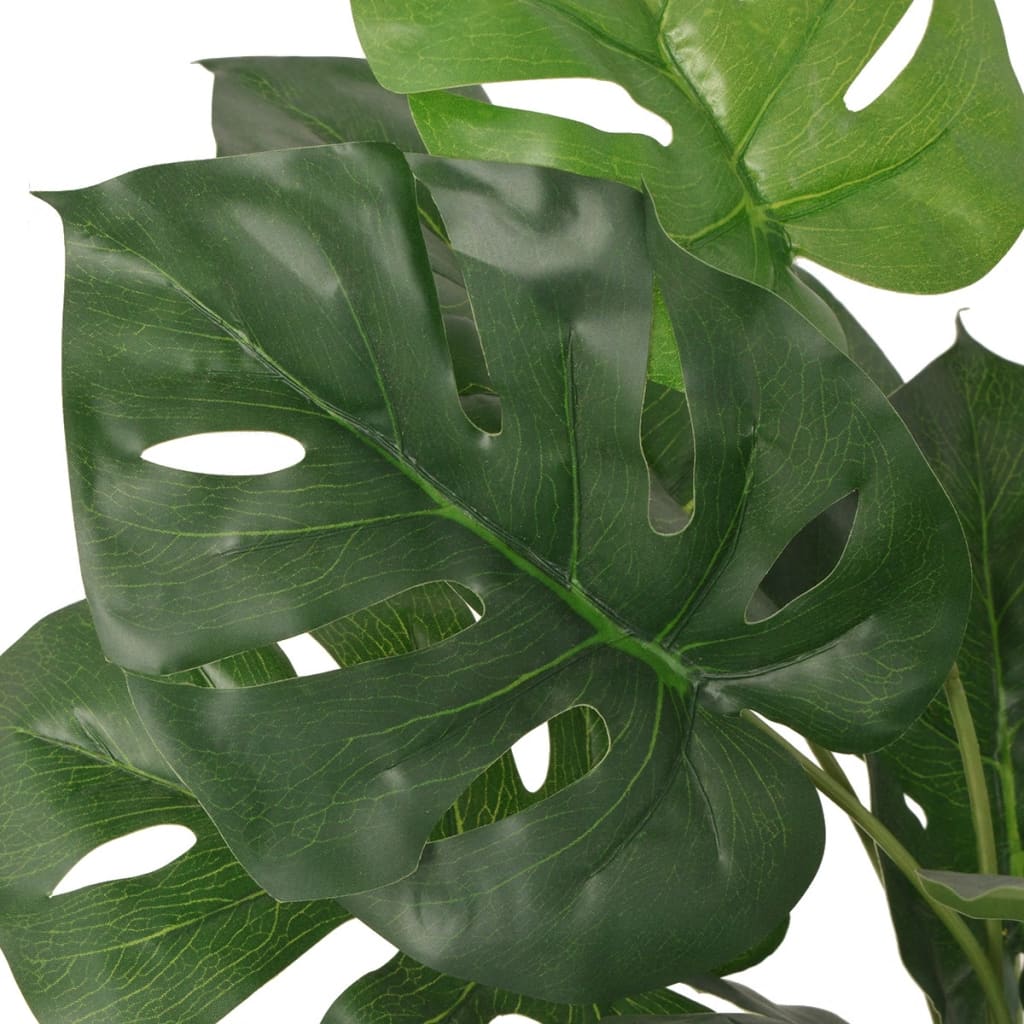 Umetna rastlina monstera v loncu 70 cm zelene barve