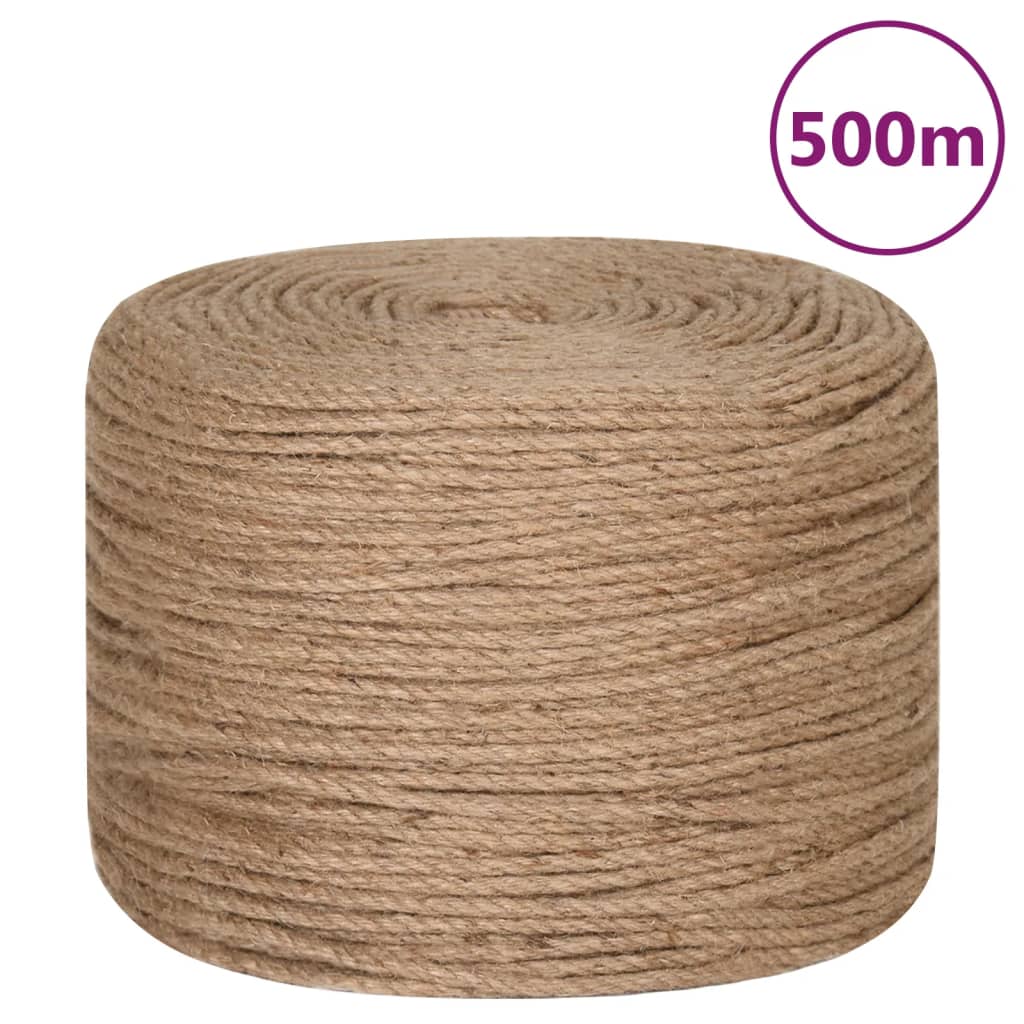 Vrv iz 100 % jute 6 mm 500 m