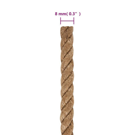 Vrv iz 100 % jute 8 mm 500 m