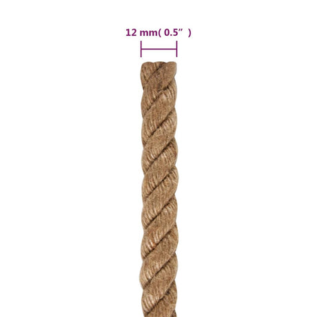 Vrv iz 100 % jute 12 mm 100 m