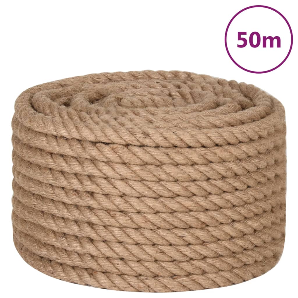 Vrv iz 100 % jute 20 mm 50 m