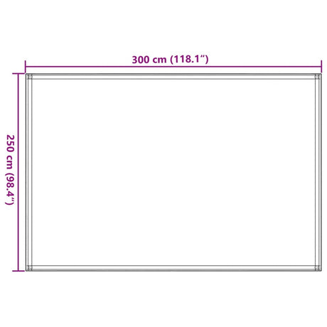 Preproga za šotor 250x300 cm antracitna