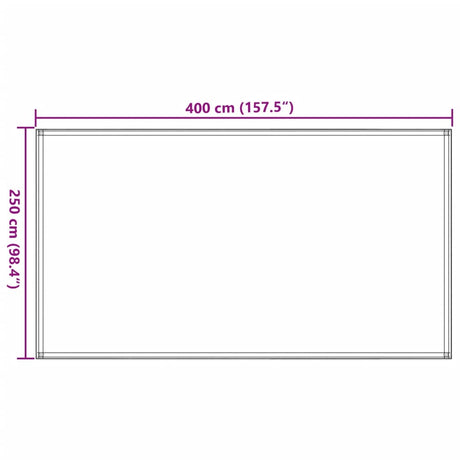 Preproga za šotor 250x400 cm antracitna