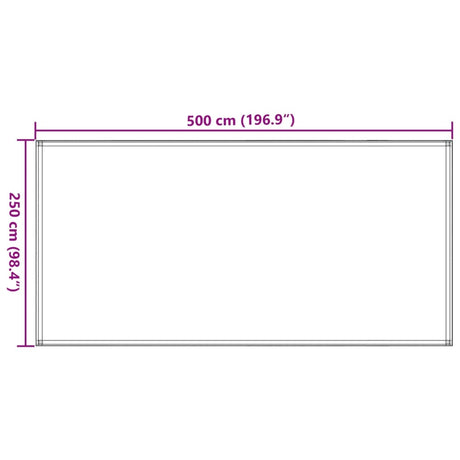 Preproga za šotor 250x500 cm antracitna