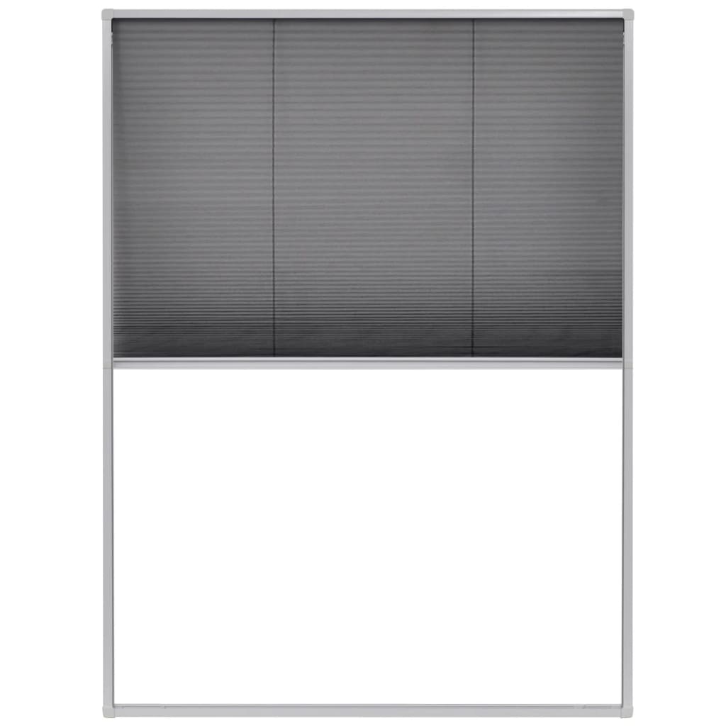 Plise komarnik za okna aluminij 60x80 cm