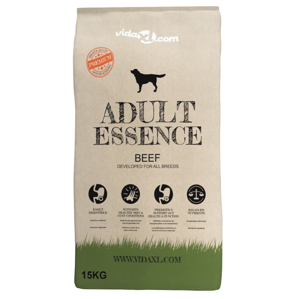 Premium suha hrana za pse Adult Essence Beef 15 kg