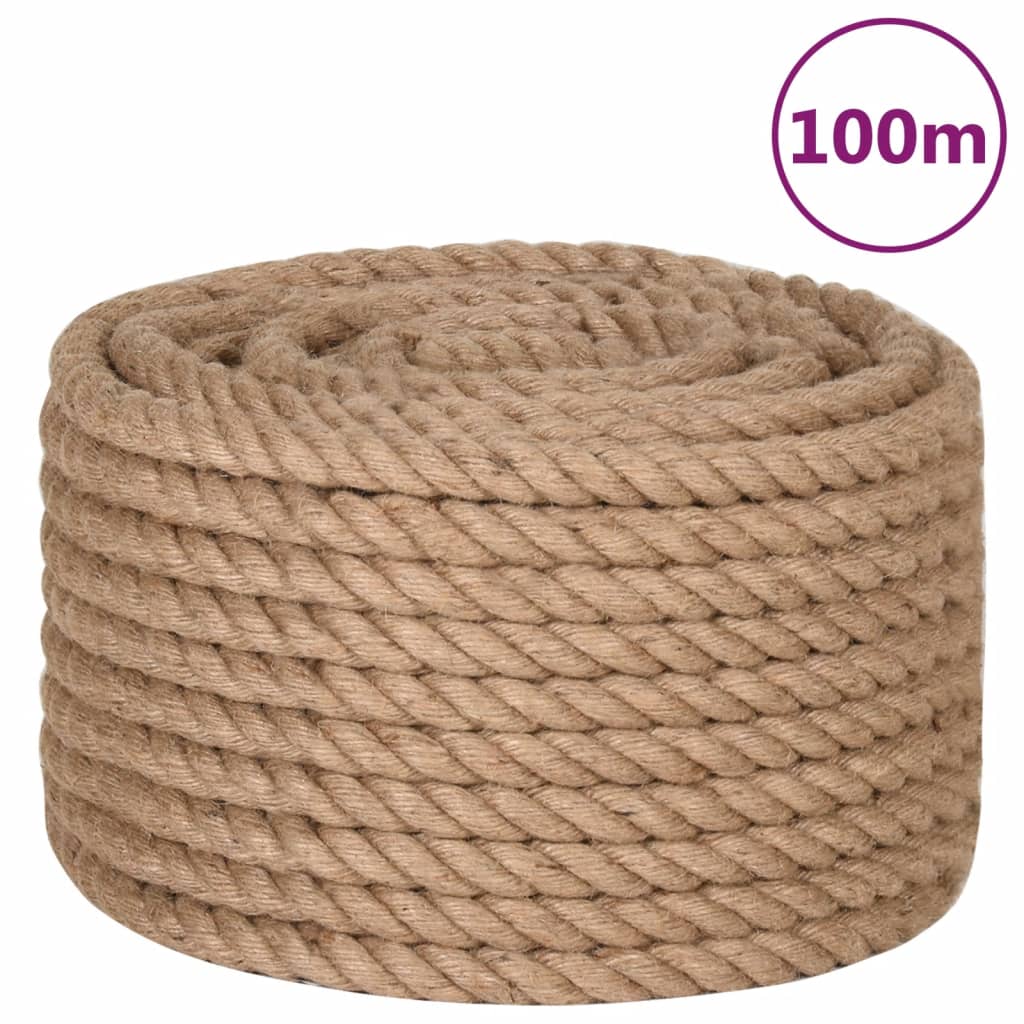 Vrv iz 100 % jute 20 mm 100 m