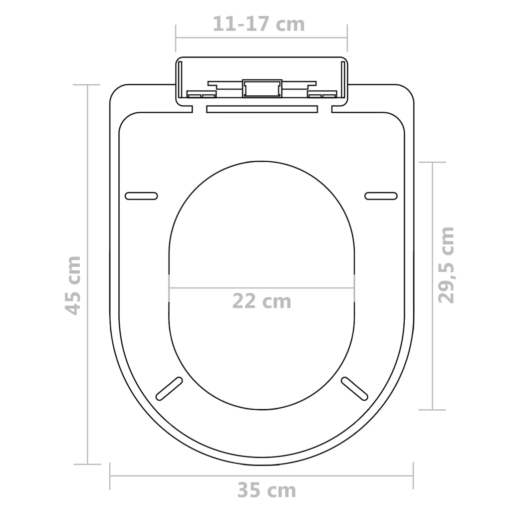 WC deska s počasnim zapiranjem 2 kosa plastična bela