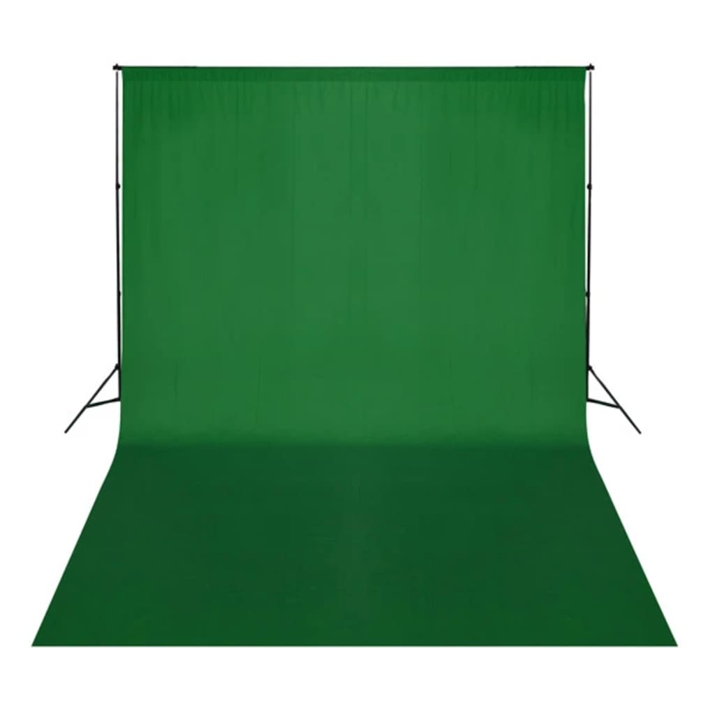 Ozadje iz bombaža zeleno 500 x 300 cm Chroma Key