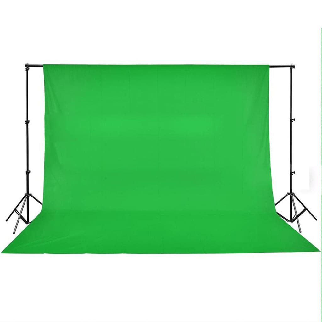 Ozadje iz bombaža zeleno 500 x 300 cm Chroma Key