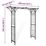 Vrtni obok 200x52x204 cm