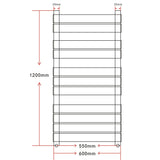 Kopalniški cevni radiator za centralno raven 600x1200 mm