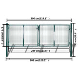 Mrežasta vrtna vrata za ograjo 289 x 175 cm / 306 x 225 cm