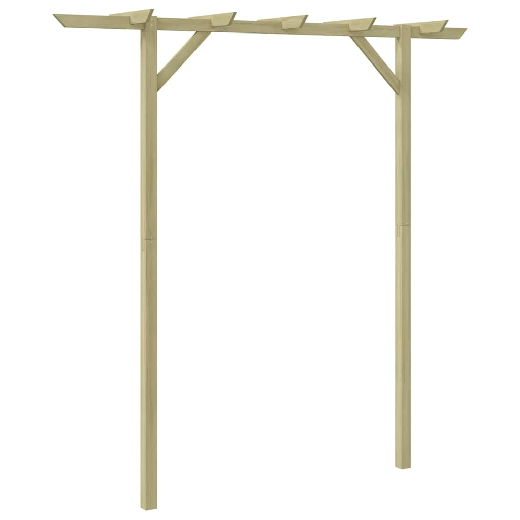 Vrtna pergola 205x40x203 cm lesena