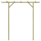 Vrtna pergola 205x40x203 cm lesena