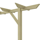 Vrtna pergola 205x40x203 cm lesena