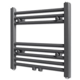 Kopalniški cevni radiator za centralno ogrevanje raven 480x480 mm siv