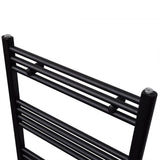 Kopalniški cevni radiator za centralno ogrevanje raven 500x1160 mm črn