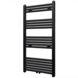 Kopalniški cevni radiator za centralno ogrevanje raven 600x1160 mm črn