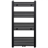 Kopalniški cevni radiator za centralno ogrevanje raven 600x1160 mm črn