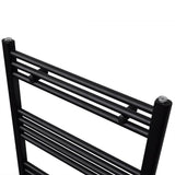 Kopalniški cevni radiator za centralno ogrevanje raven 600x1160 mm črn