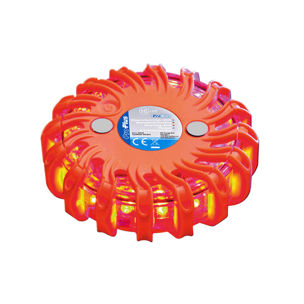 ProPlus Opozorilni disk 16 LED oranžni 540322