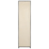 Garderobna omara s 4 predelki krem 175x45x170 cm