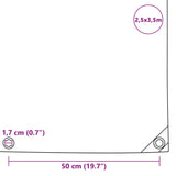 Ponjava 650 g/m² 2,5x3,5 m zelena