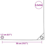 Ponjava 650 g/m² 3,5x5 m zelena