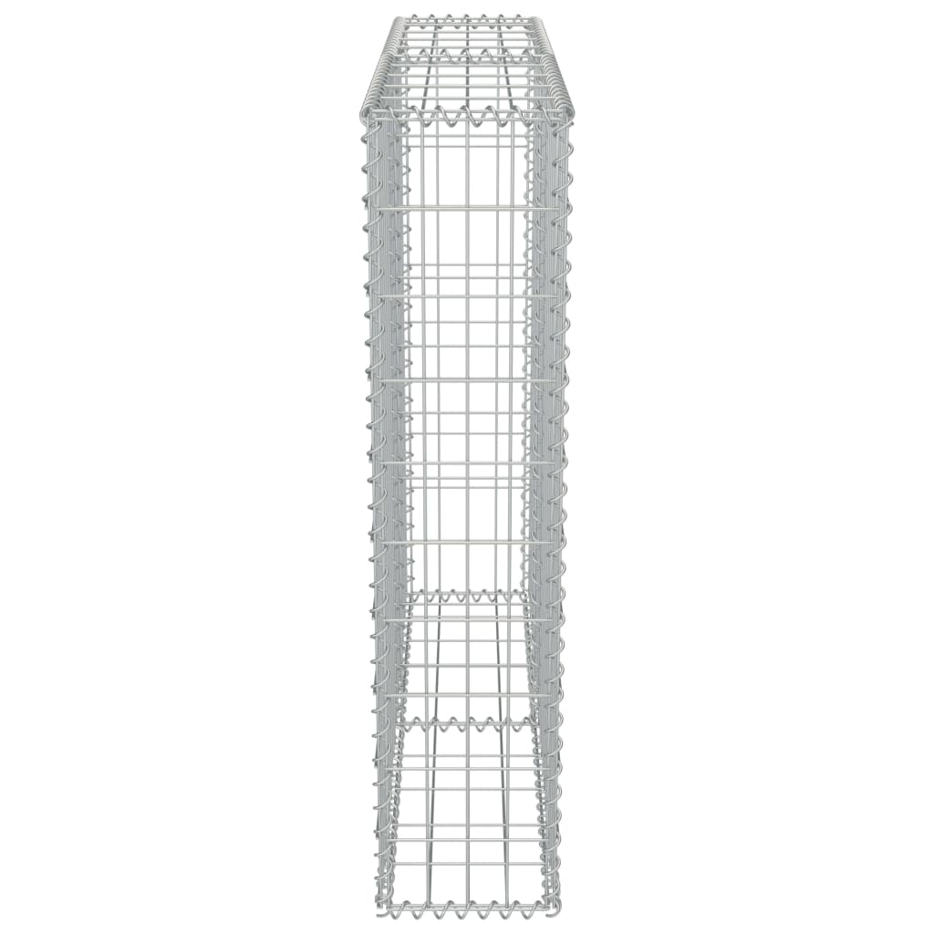 Gabionska stena s pokrovi iz pocinkanega jekla 100x20x100 cm