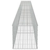 Gabionska stena s pokrovi iz pocinkanega jekla 600x50x50 cm