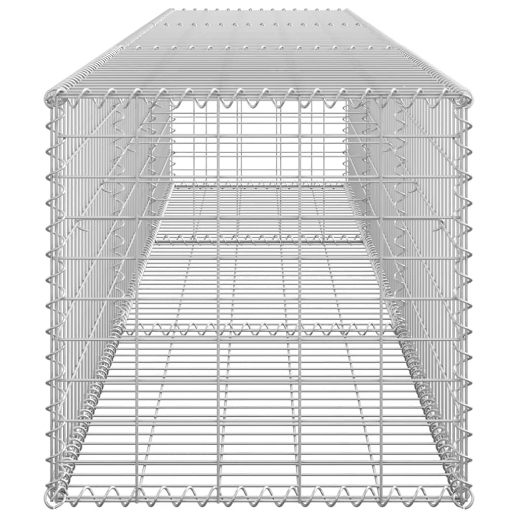 Gabionska stena s pokrovi iz pocinkanega jekla 300x50x50 cm