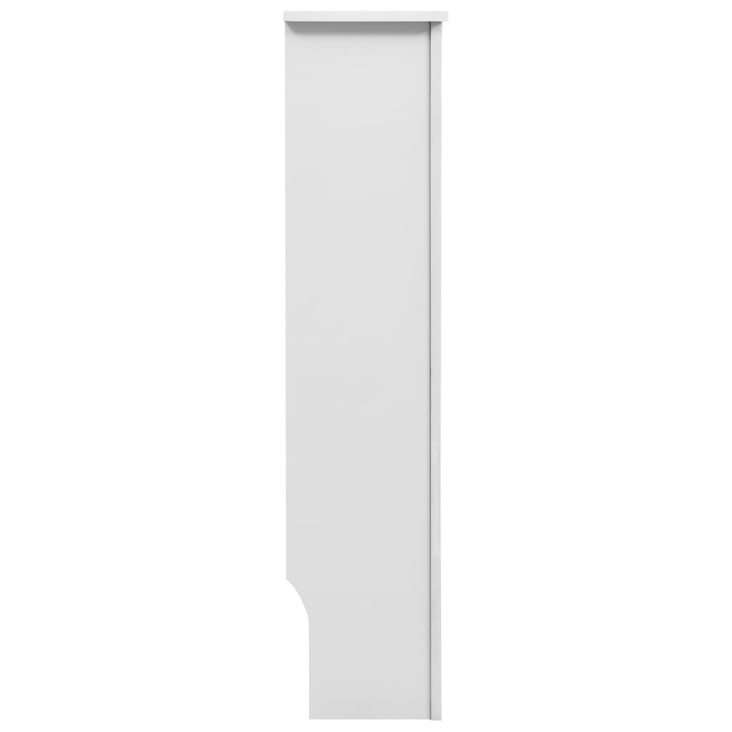 Pokrov za radiator bel 152x19x81,5 cm MDF