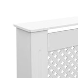 Pokrov za radiator bel 152x19x81,5 cm MDF