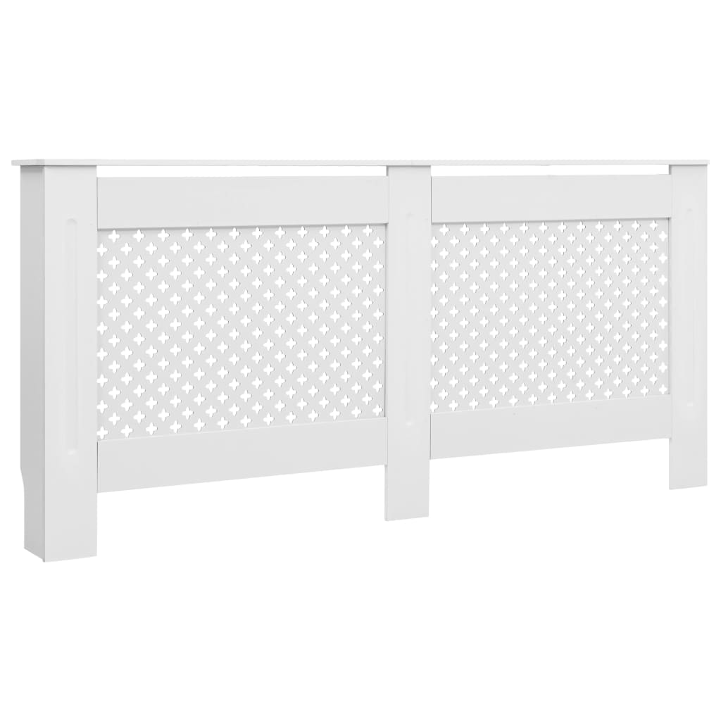 Pokrov za radiator bel 172x19x81,5 cm MDF