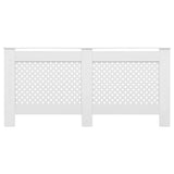 Pokrov za radiator bel 172x19x81,5 cm MDF