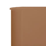 3-panelni vetrobran tkanina 400x160 cm taupe