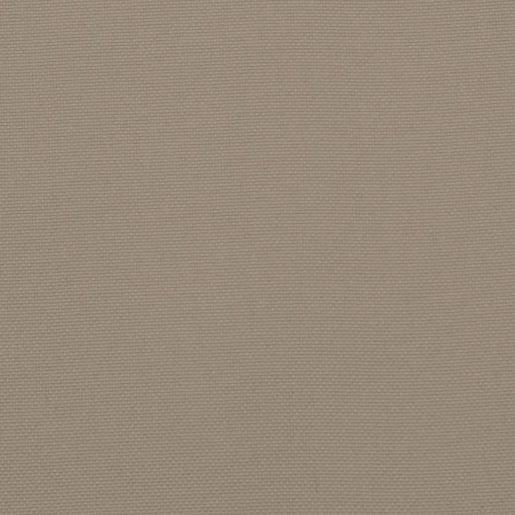 Blazine za vrtne stole 2 kosa taupe 120x50x3 cm blago