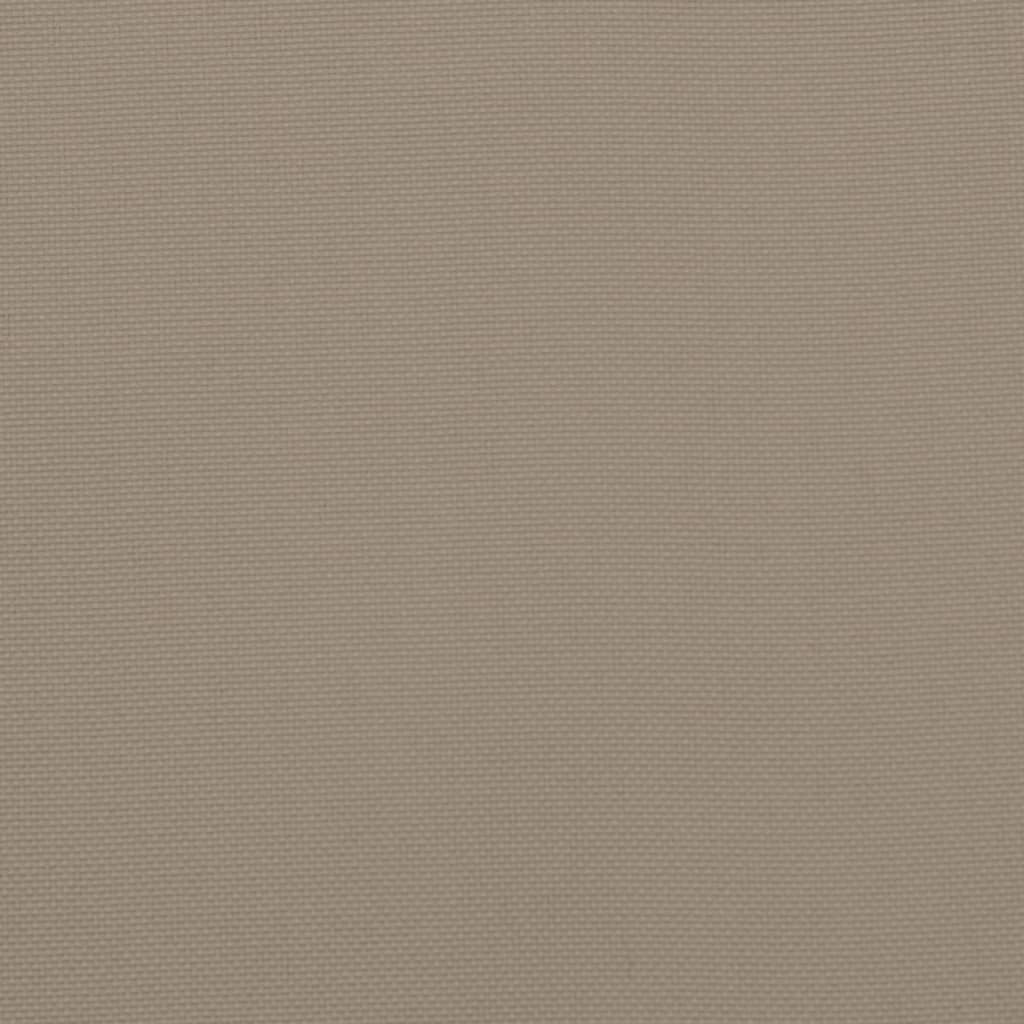 Blazine za vrtne stole 2 kosa taupe 120x50x3 cm blago