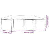 Profesionalen vrtni šotor 4x9 m zelen 90 g/m²