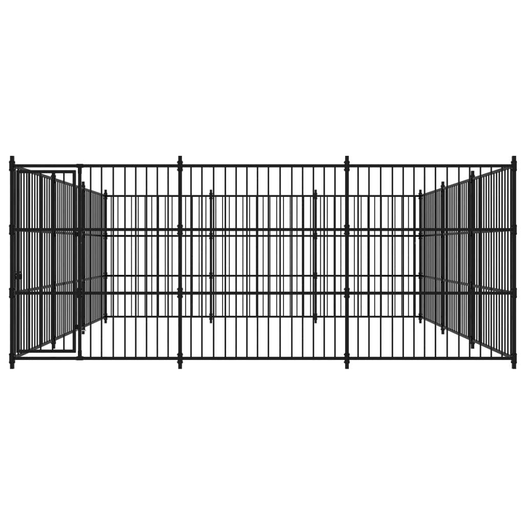 Zunanji pasji boks 450x450x185 cm