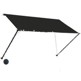 Zložljiva tenda z LED lučmi 250x150 cm antracitna