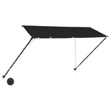 Zložljiva tenda z LED lučmi 350x150 cm antracitna