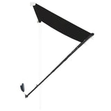 Zložljiva tenda z LED lučmi 350x150 cm antracitna