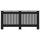 Pokrov za radiator črn 172x19x81,5 cm mediapan