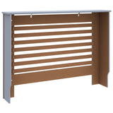 Pokrov za radiator antraciten 112x19x81,5 cm mediapan